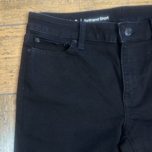 Talbots Black Flawless Girlfriend Bermuda Shorts Size 2 - Picture 6 of 8